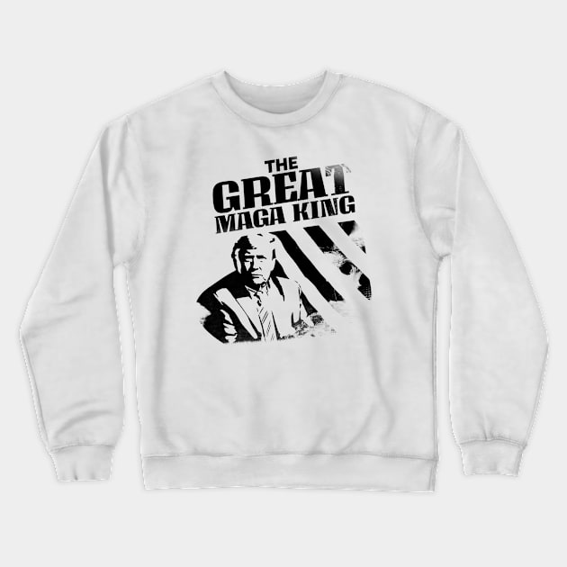 The Great Maga King Crewneck Sweatshirt by Horisondesignz